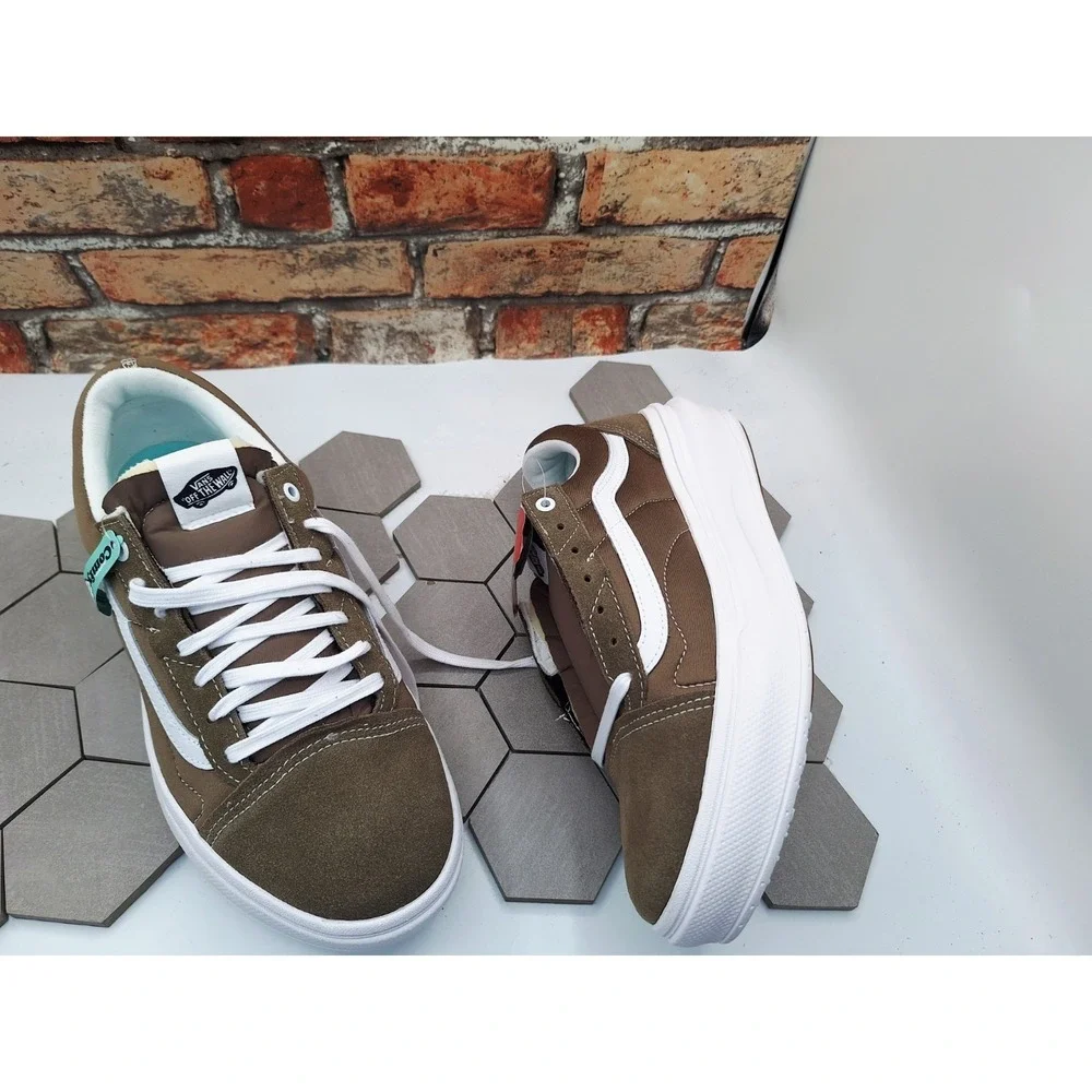 VANS Old SKool Overt CC Comfy Cush Walnut Brown Over Shoes Men's SZ 10 Chunky - Picture 6 of 8